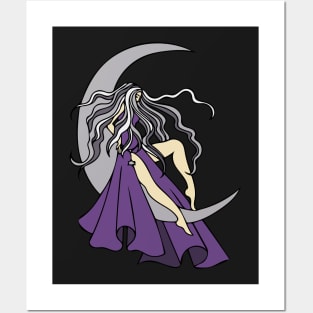 Moon Goddess Posters and Art